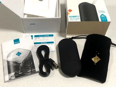 EFOS E1本体と付属品